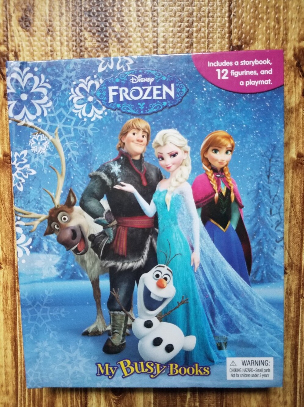 Disney Frozen My Busy Book Set Children's Activity Book Playset Figures